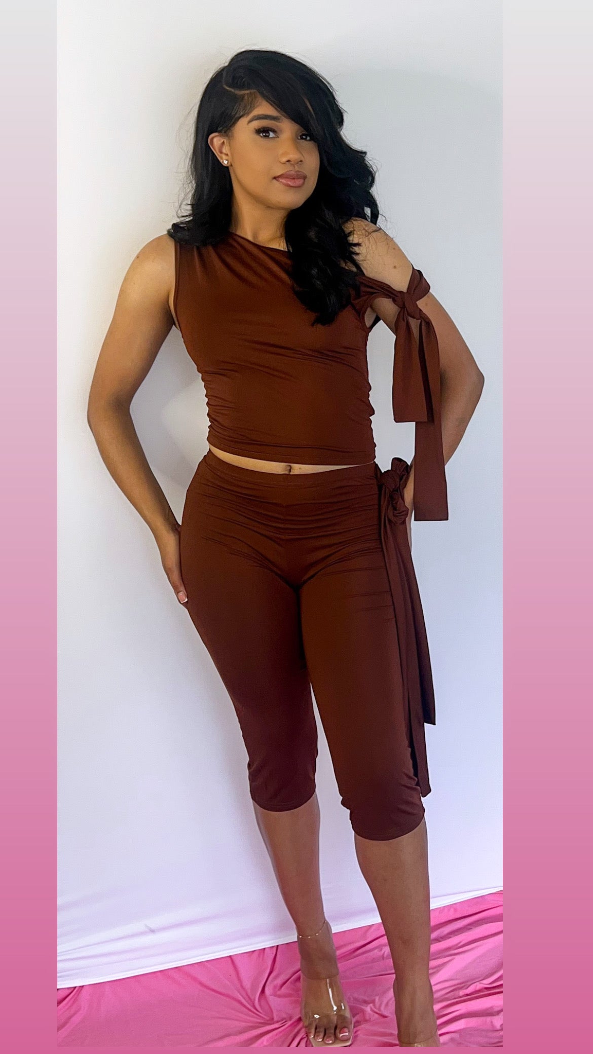 Lexi 2 piece Capri Set