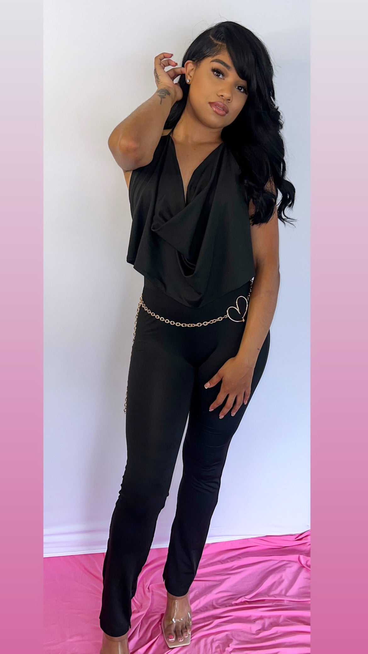 Cowl Neck 2 piece set