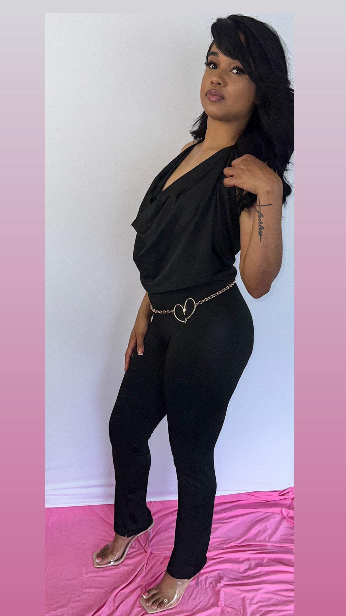 Cowl Neck 2 piece set